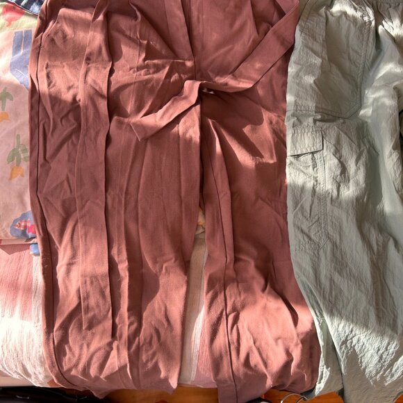 Reitmans pantalon brun rouille fluide / Reitmans rust brown flowy pants - Picture 3 of 3